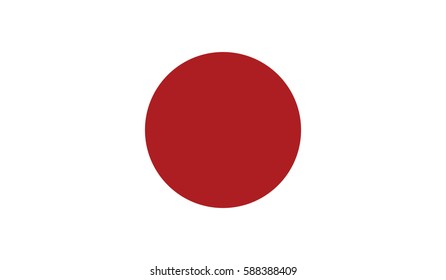 Flag of Japan vector illustration page symbol for your web site design Japan flag logo, app, UI. Japan flag Vector illustration, EPS10.