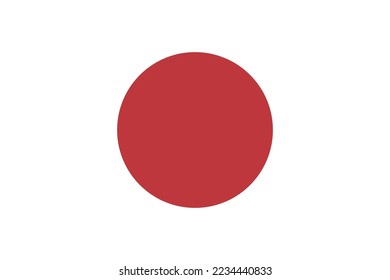 flag, Japanese flag, vector illustration