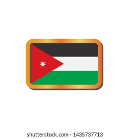 Flag jordan in frame gold