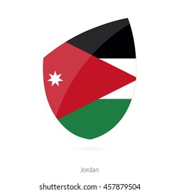 Flag of Jordan. Vector Illustration.