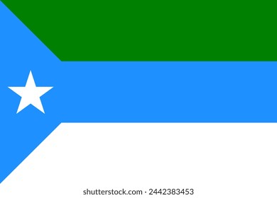 Flag of Jubaland State (Federal Republic of Somalia) Juba Valley, Azania