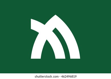 Flag of Kagawa prefecture of Japan. Vector illustration.