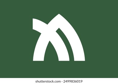 Flag of Kagawa prefecture. Vector illustration 