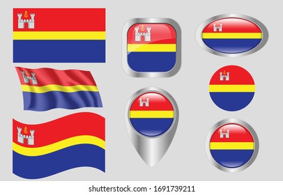 La bandera de Kaliningrado, Rusia