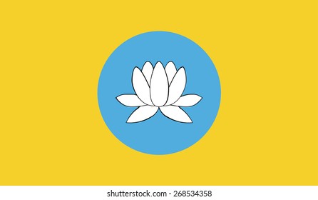 Flag of Kalmykia, Russia