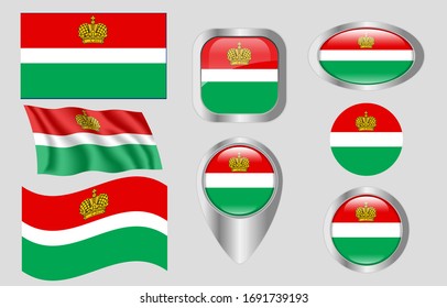 The Flag of Kaluga, Russia