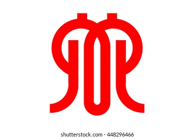 Flag of  Kanagawa Prefecture of Japan. Proportion 2:3. EPS10.