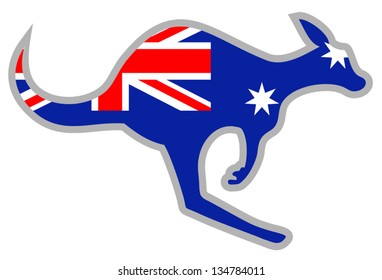 Flag kangaroo