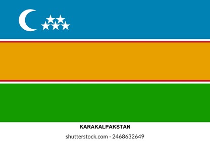 Flag of KARAKALPAKSTAN, KARAKALPAKSTAN national flag