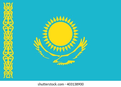 флаг Казахстан