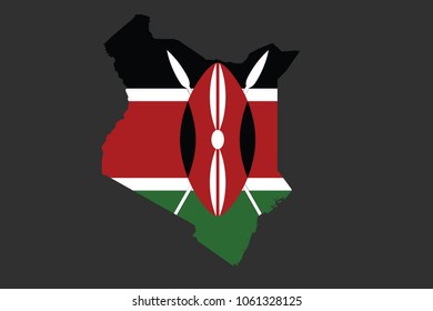 
Flag of kenya country