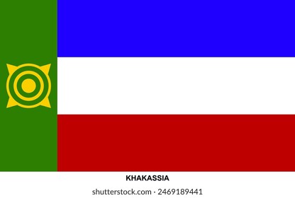 Flag of KHAKASSIA, KHAKASSIA national flag