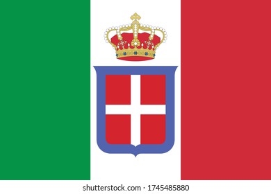 Flag Of The Kingdom Of Italy