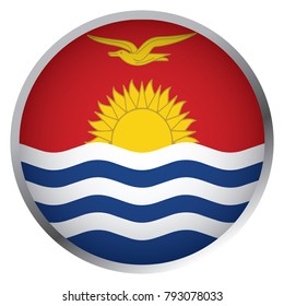 Flag of Kiribati (Round icon)
