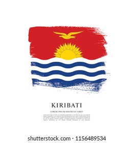 Flag of Kiribati, vector illustration