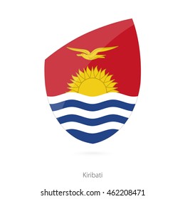 Flag of Kiribati. Vector Illustration.