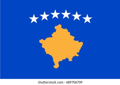 flag of kosovo