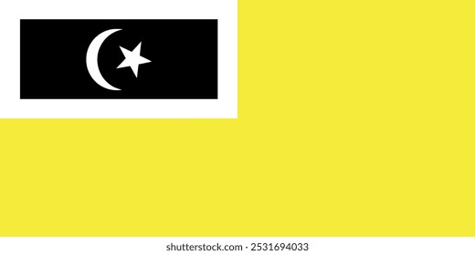 Flagge von Kuala Terengganu Terengganu