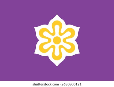 La bandera de la prefectura de Kioto, Japón, diseño de Vector