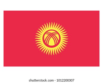 Flag of Kyrgyzstan