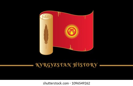 flag of kyrgyzstan