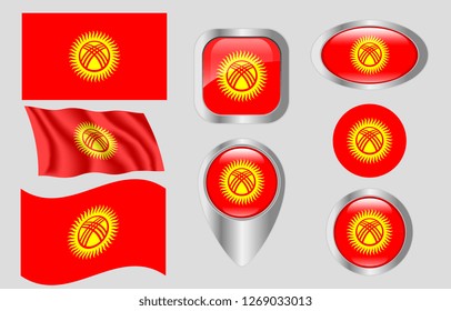 Flag of Kyrgyzstan