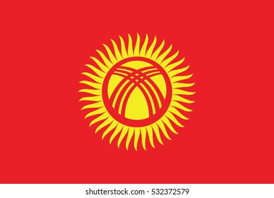 Flag of Kyrgyzstan
