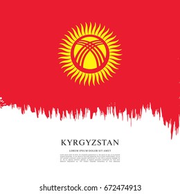 Flag of Kyrgyzstan