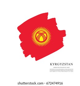 Flag of Kyrgyzstan