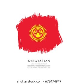 Flag of Kyrgyzstan
