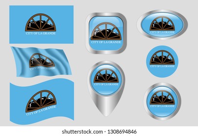 Flag of La Grande, Oregon