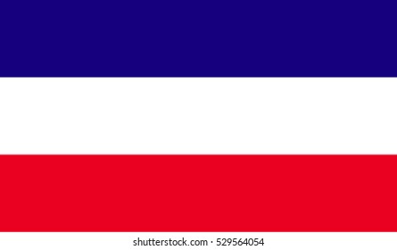 Flag of Laos Altos vector illustration