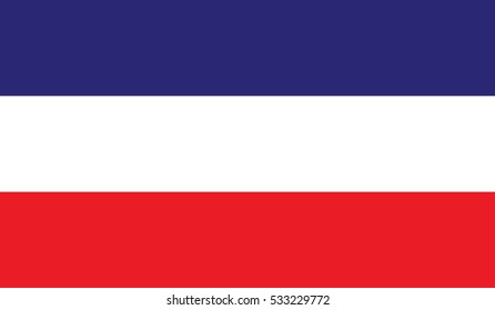 Flag of Laos Altos vector illustration