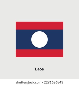 ilustración vectorial aislada de Laos