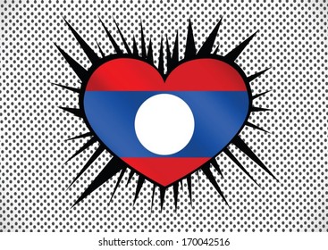 Flag of Laos  themes idea design