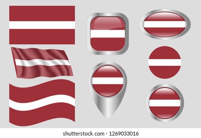 More Latvia flags on Shutterstock