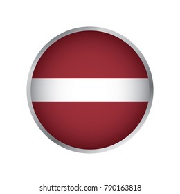 Flag of Latvia, Round icon