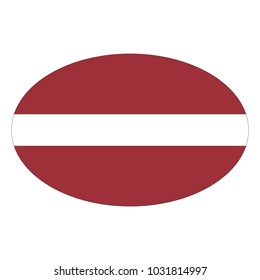 Flag of Latvia. Vector. Accurate dimensions, proportions and colors. Vector Illustration
