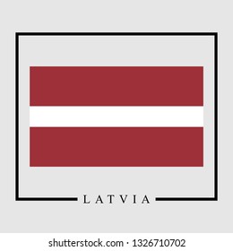 flag of Latvia vector illustration