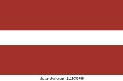 Bandera de Letonia. Ilustración del vector