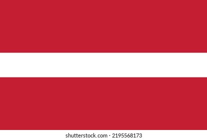 Flag of the Latvia. Vector illustration.
