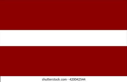 Flag of Latvia vector image