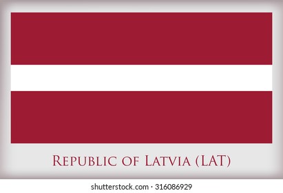 Flag of Latvia.Vector illustration.