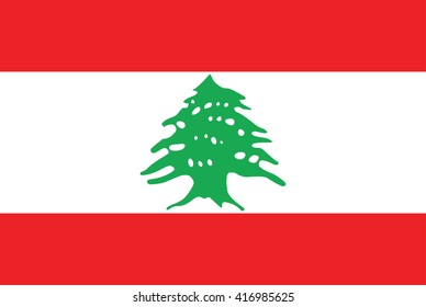 Flag lebanon