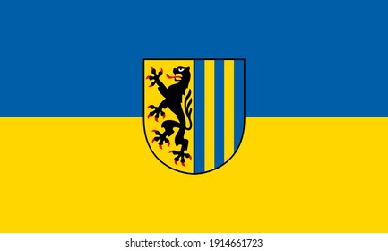 flag of leigzig. proportion 3:5
