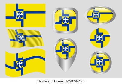Bandera de Lelystad, Países Bajos