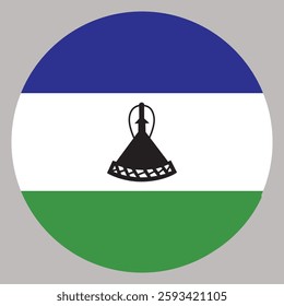 flag of Lesotho, official state symbol