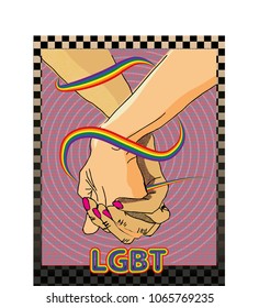 A flag LGBT community 