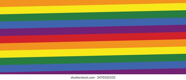 Bandera LGBT cuadrada, insignia o Botón. Diseño de Plantilla, Ilustración vectorial. El amor gana. Símbolo LGBT en colores arcoíris. Orgullo gay de fondo textil.