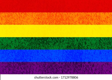 Flag LGBT squared pattern. Template design, vector illustration. Love wins  icon. LGBT logo symbol in rainbow colors. Gay pride textile background. 